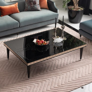 Cocktail Table Black Ice La Francaise Collection By Michael Amini.LFR-FRSE201-805