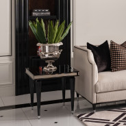 Side Table Black Ice La Francaise Collection By Michael Amini.LFR-FRSE202-805