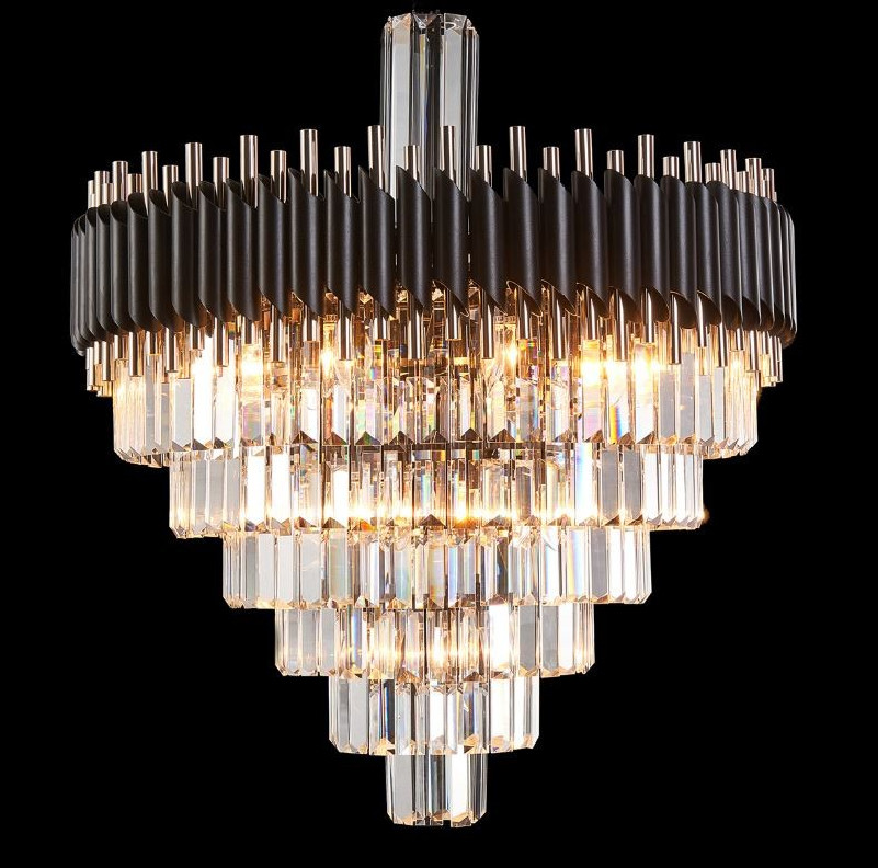 Symphony Round 24 Light Chandelier BY Michael Amini