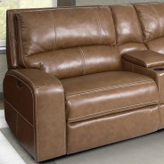 6PC Swift-Bourbon Top Grain Leather Modular By Parker-House Furniture. MSWI-PACKA(H)-BOU