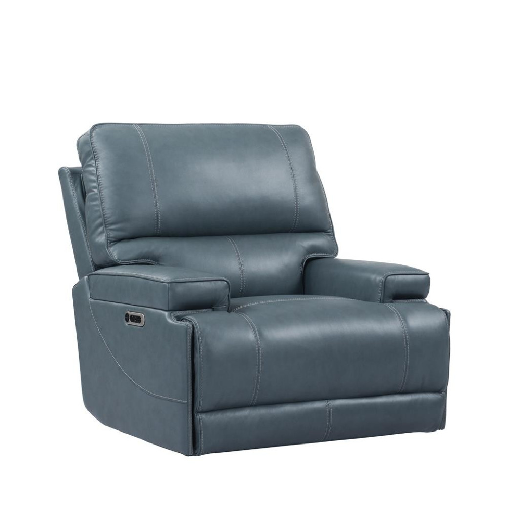 Whitman Verona Azure Top Grain Leather Recliner Powered Free Motion Cordless By Parker-House Furniture MWHI812PH-P25-VAZ
