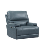 Whitman Verona Azure Top Grain Leather Recliner Powered Free Motion Cordless By Parker-House Furniture MWHI812PH-P25-VAZ