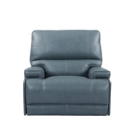 Whitman Verona Azure Top Grain Leather Recliner Powered Free Motion Cordless By Parker-House Furniture MWHI812PH-P25-VAZ