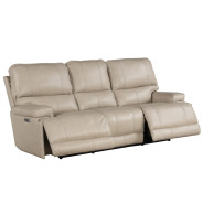 Whitman Verona Linen Sofa Top Grain Leather Powered Free Motion Cordless By Parker-House Furniture. MWHI832PH-P25-VLI