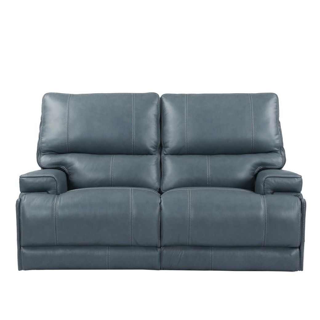 Whitman Verona Azure Top Grain Leather Loveseat Powered Free Motion Cordless By Parker-House Furniture.MWHI822PH-P25-VAZ