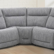 6PC Apollo Grey Power Sectional with headrests By Parker House Furniture
