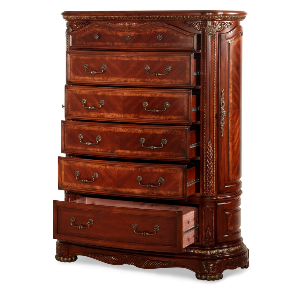 Vertical Storage Cabinets-Chest Of Drawers Cortina Collection by Michael Amini