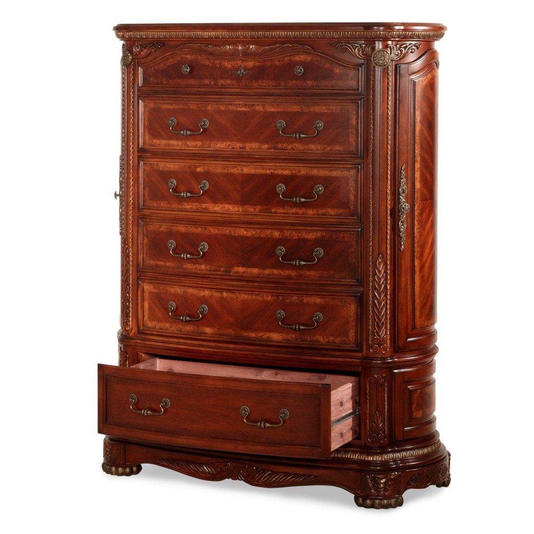 Vertical Storage Cabinets-Chest Of Drawers Cortina Collection by Michael Amini