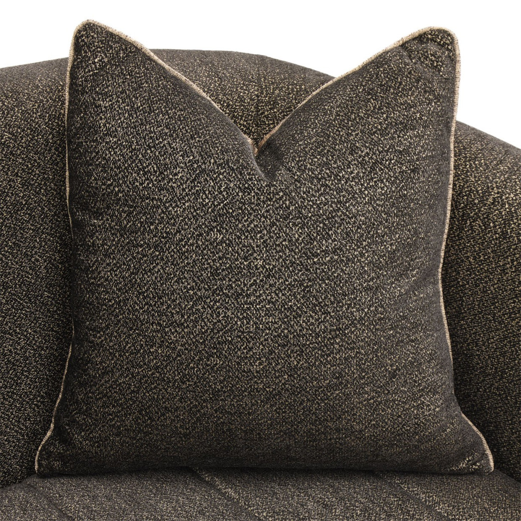 LFR-LSBN825-ONX-806 Lisbon Onyx Gold Love Seat By Michael Amini
