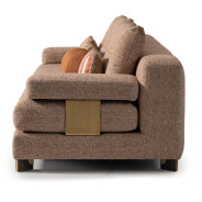 Sofa Bonfire Eggshell Walnut Amora Collection By Michael Amini. LFR-AMRA815-FIR-223