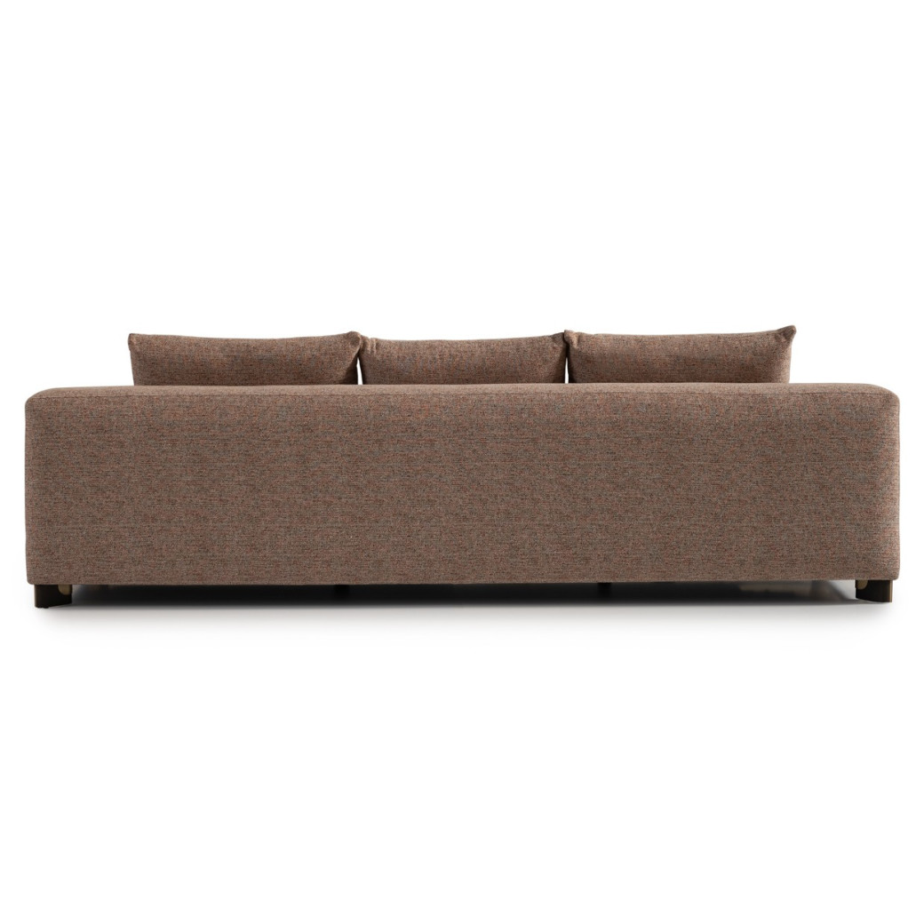 Sofa Bonfire Eggshell Walnut Amora Collection By Michael Amini. LFR-AMRA815-FIR-223