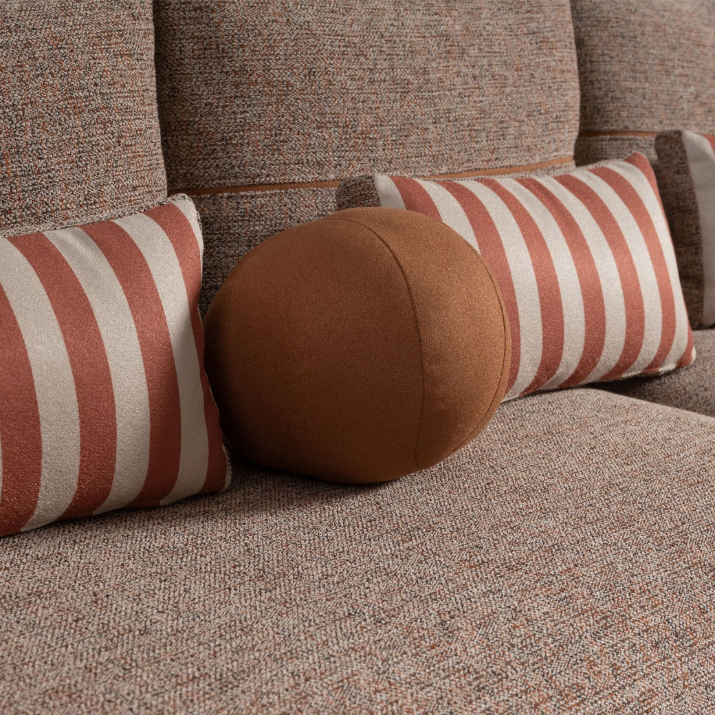 2PC Sofa Bonfire Eggshell Walnut Amora Collection By Michael Amini.LFR-AMRA816-FIR-223