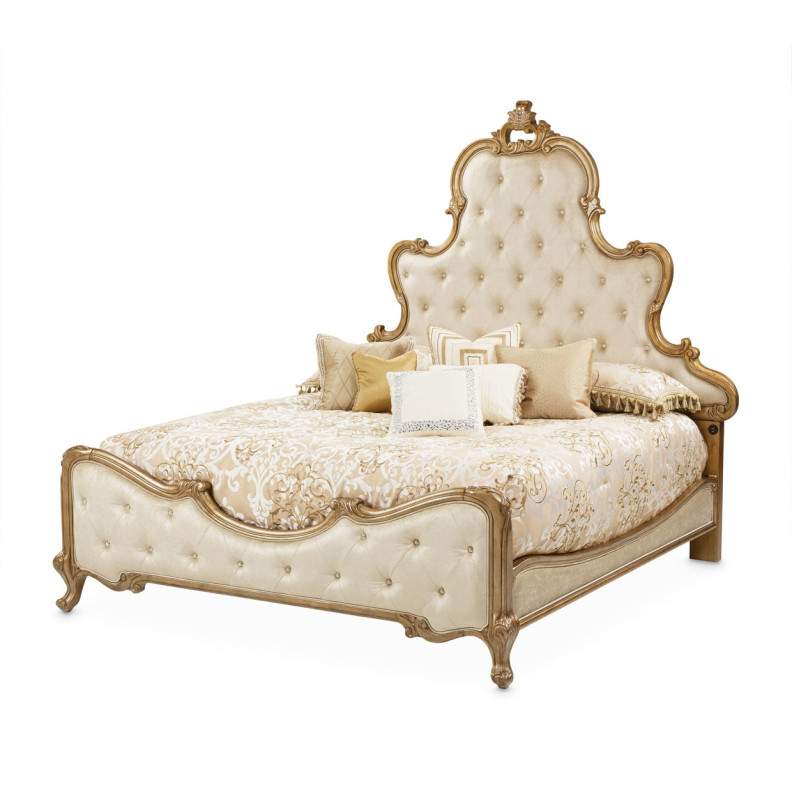 Bed Platine De Royale Champagne Collection By Michael Amini
