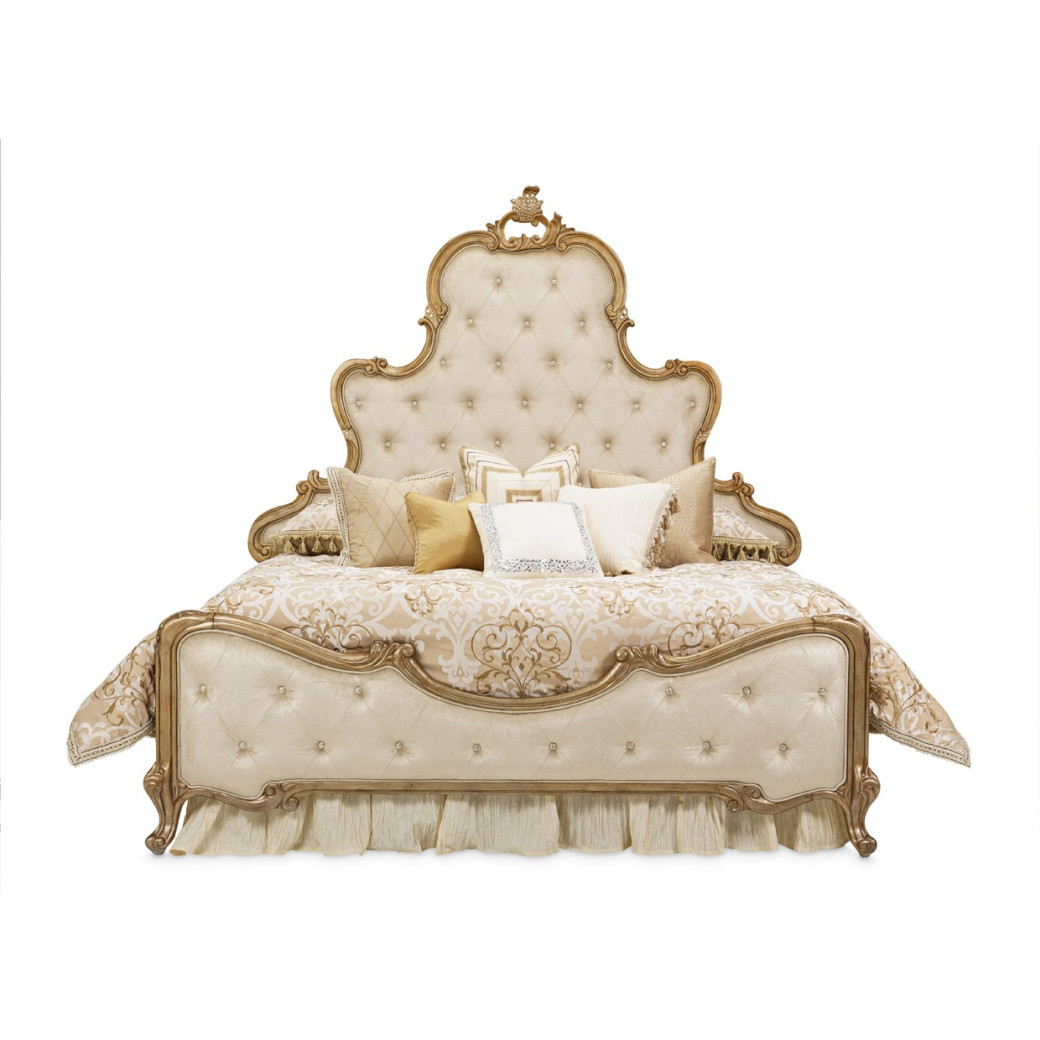 Bed Platine De Royale Champagne Collection By Michael Amini