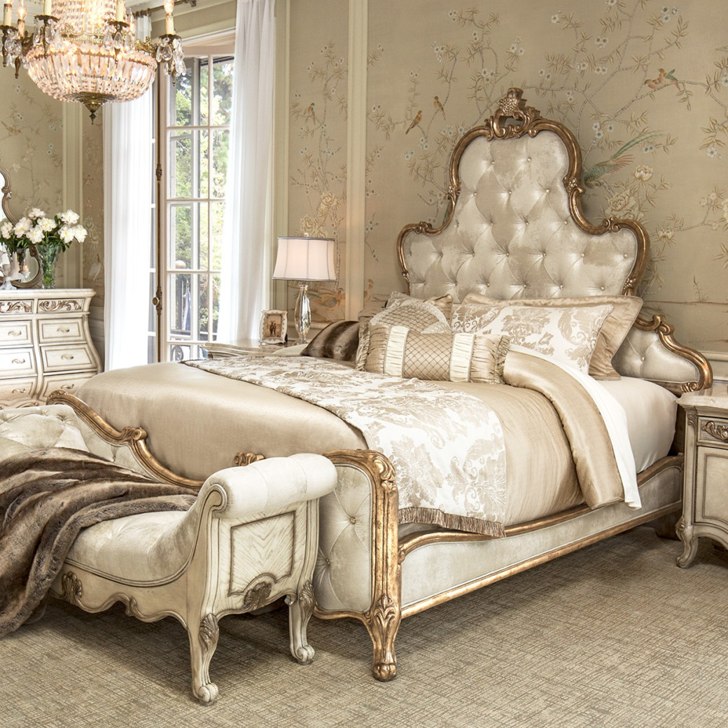 Bed Platine De Royale Champagne Collection By Michael Amini