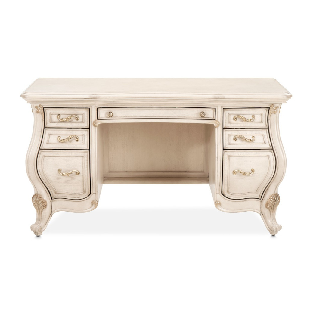 Vanity & Mirror Platine De Royale Collection By Michael Amini