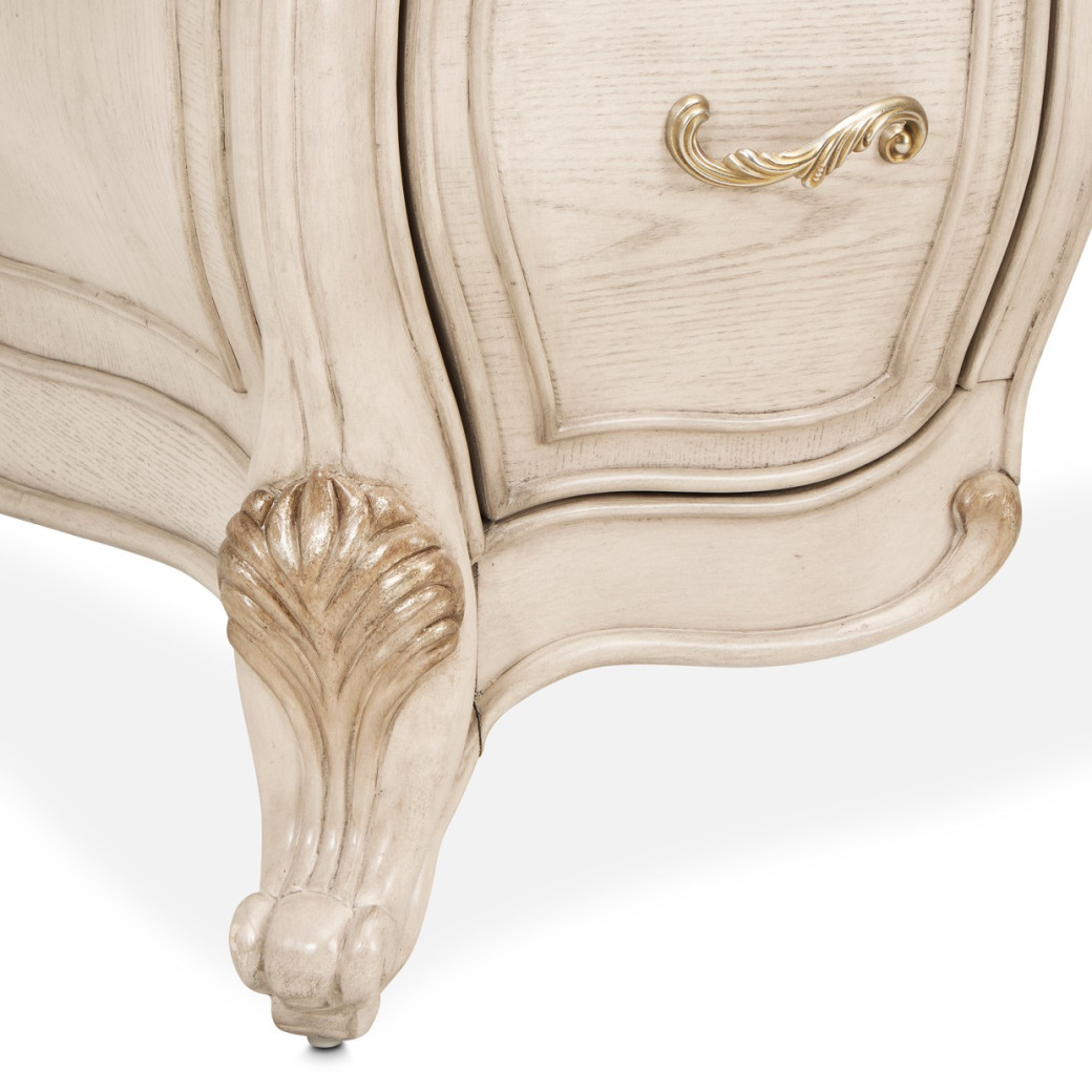 Vanity & Mirror Platine De Royale Collection By Michael Amini