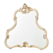 Dresser & Mirror Platine De Royale Champagne Collection By Michael Amini