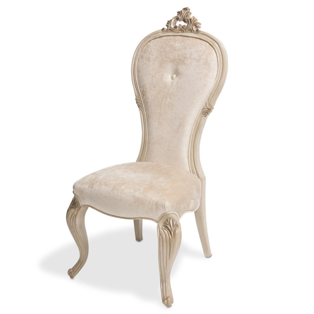 7 Pc Dining Set Platine De Royale Champagne Collection By Michael Amini