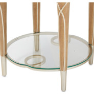 End Table Villa Cherrie Caramel Collection by Michael Amini N9008202-134