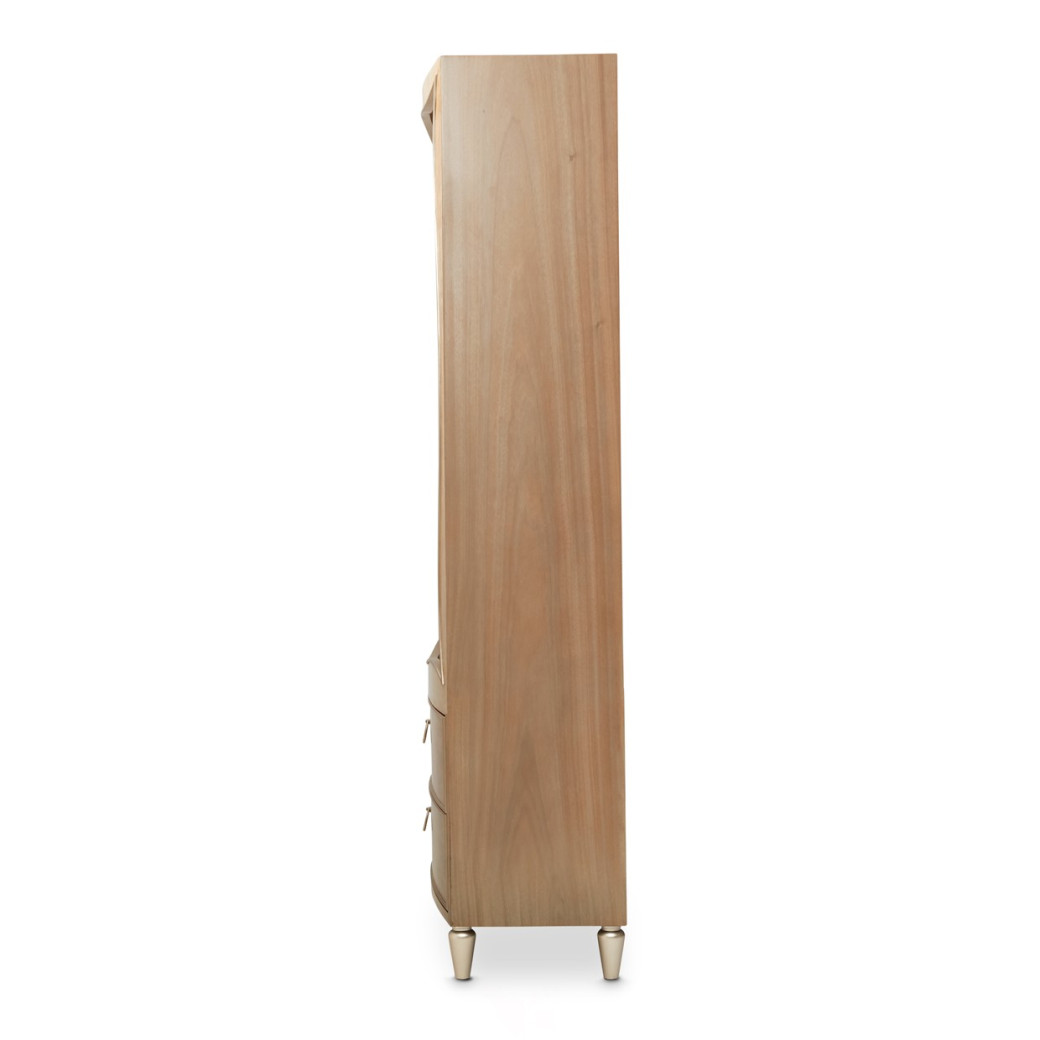 Bookcase Villa Cherie Chaise Caramel By Michael Amini