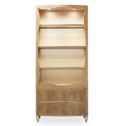 Bookcase Villa Cherie Chaise Caramel By Michael Amini
