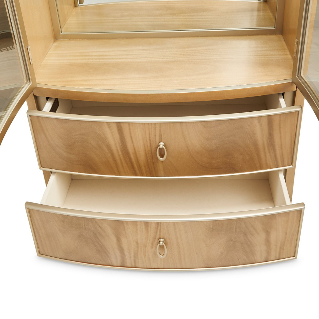 Display Cabinet Caramel Cabinet Villa Cherie Collection By Michael Amini