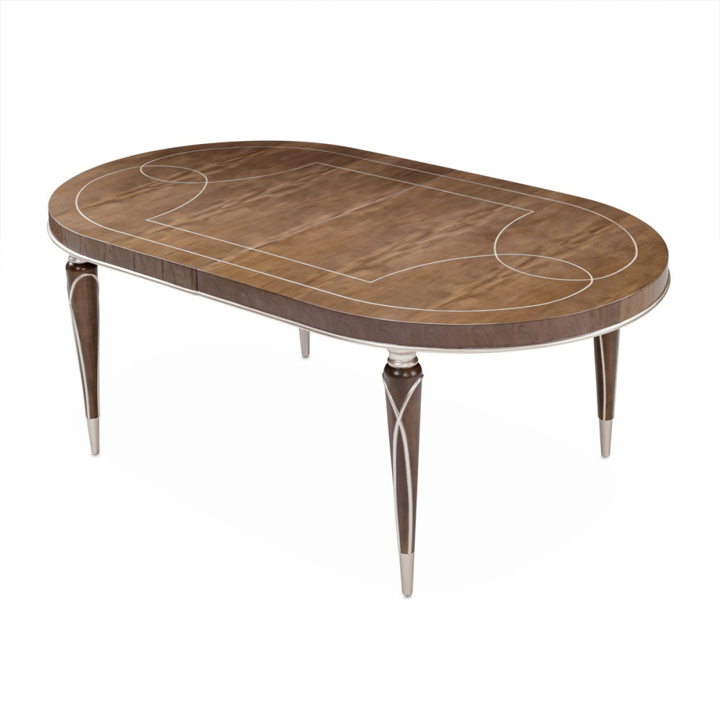Dining Set Villa Cherrie Hazelnut Collection By Michael Amini