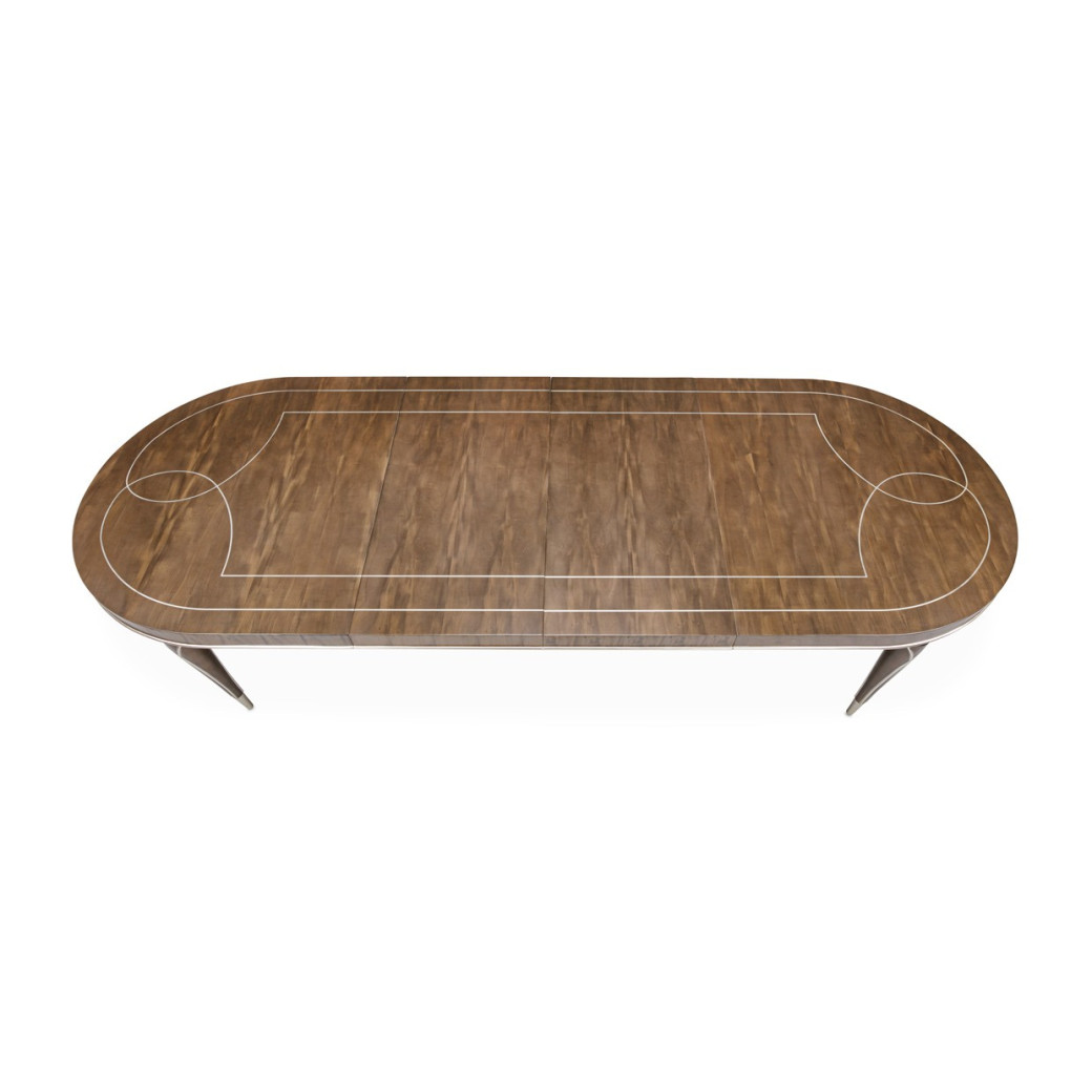 Dining Set Villa Cherrie Hazelnut Collection By Michael Amini