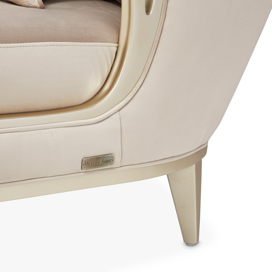 Chaise Villa Cherrie Hazelnut Collection By Michael Amini