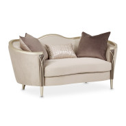 Loveseat Villa Cherrie Hazelnut Collection By Michael Amini