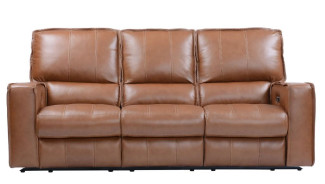 Rockford- Verona Saddle Power Triple Reclining Sofa Top Grain Leather By Parker-House Furniture. MROC833PH-VSA
