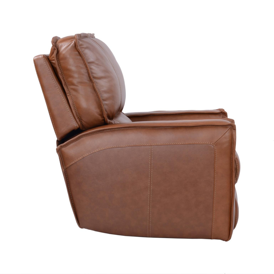 Rockford- Verona Saddle Power Triple Reclining Sofa Top Grain Leather By Parker-House Furniture. MROC833PH-VSA