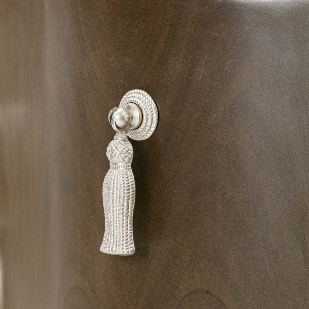Vanity Desk Mirror Villa Cherrie Hazelnut Collection By Michael Amini