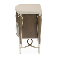 Accent Cabinet-Night Stand Villa Cherrie Hazelnut Collection By Michael Amini