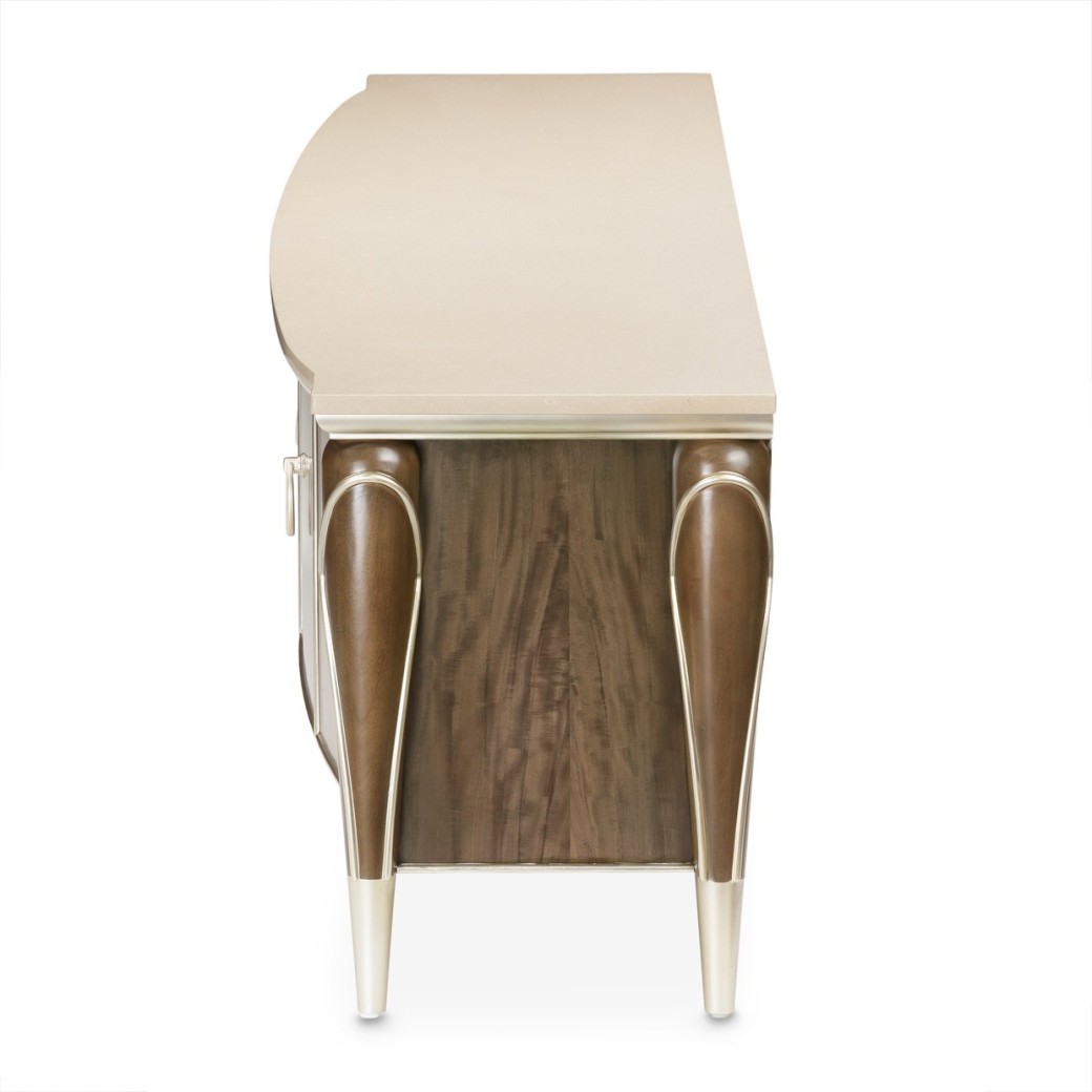 Media Cabinet Villa Cherrie Hazelnut Collection By Michael Amini