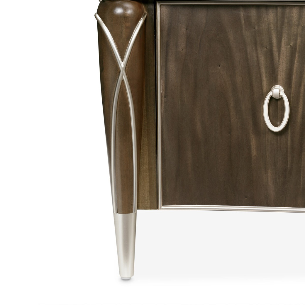 Media Cabinet Villa Cherrie Hazelnut Collection By Michael Amini