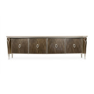Media Cabinet Villa Cherrie Hazelnut Collection By Michael Amini