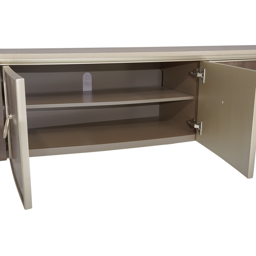 Media Cabinet Villa Cherrie Hazelnut Collection By Michael Amini