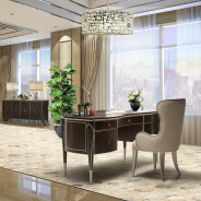 Desk Chair Villa Cherrie Hazelnut Collection By Michael Amini
