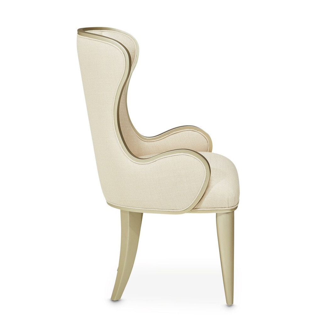 Desk Chair Villa Cherrie Hazelnut Collection By Michael Amini