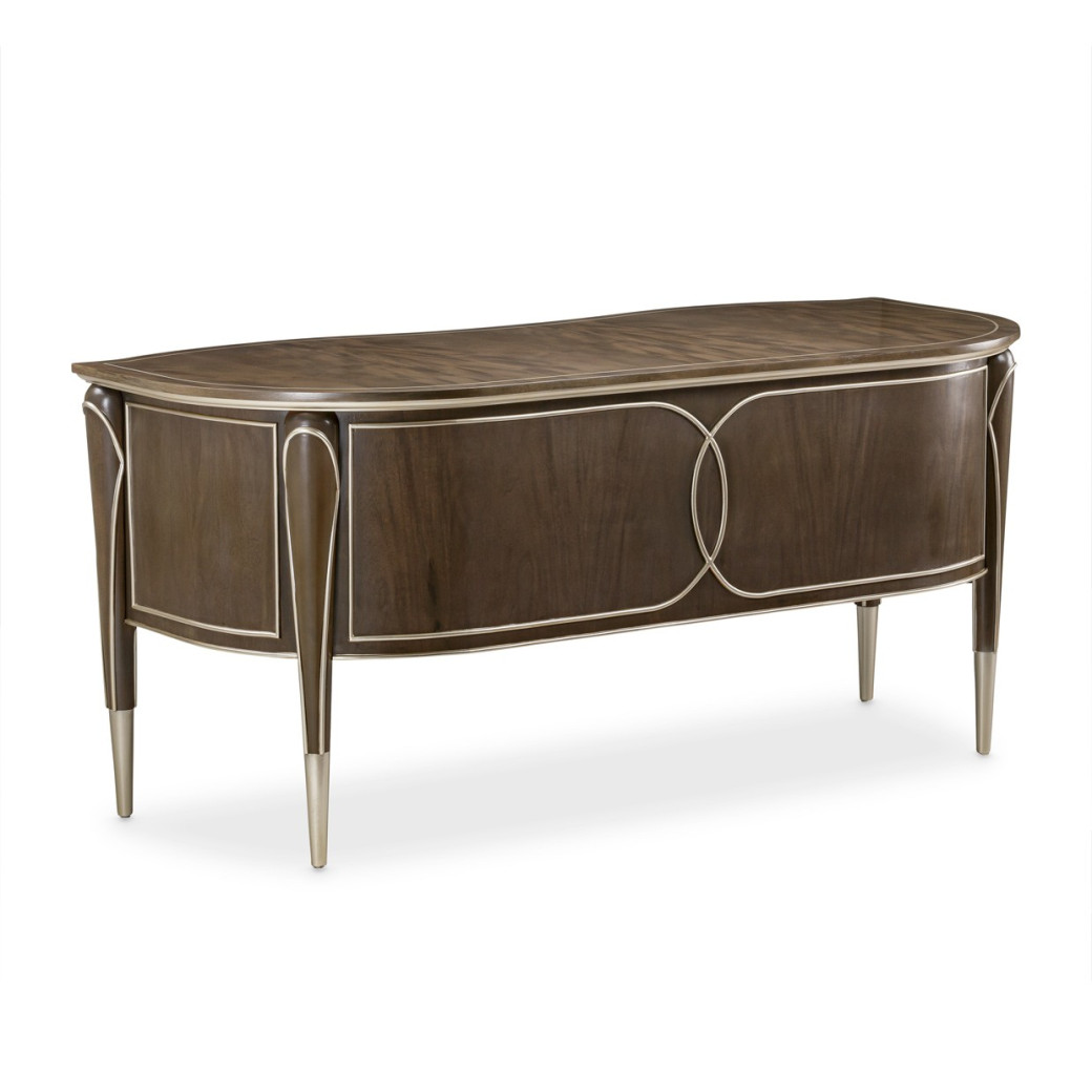 Desk Villa Cherrie Hazelnut Collection By Michael Amini