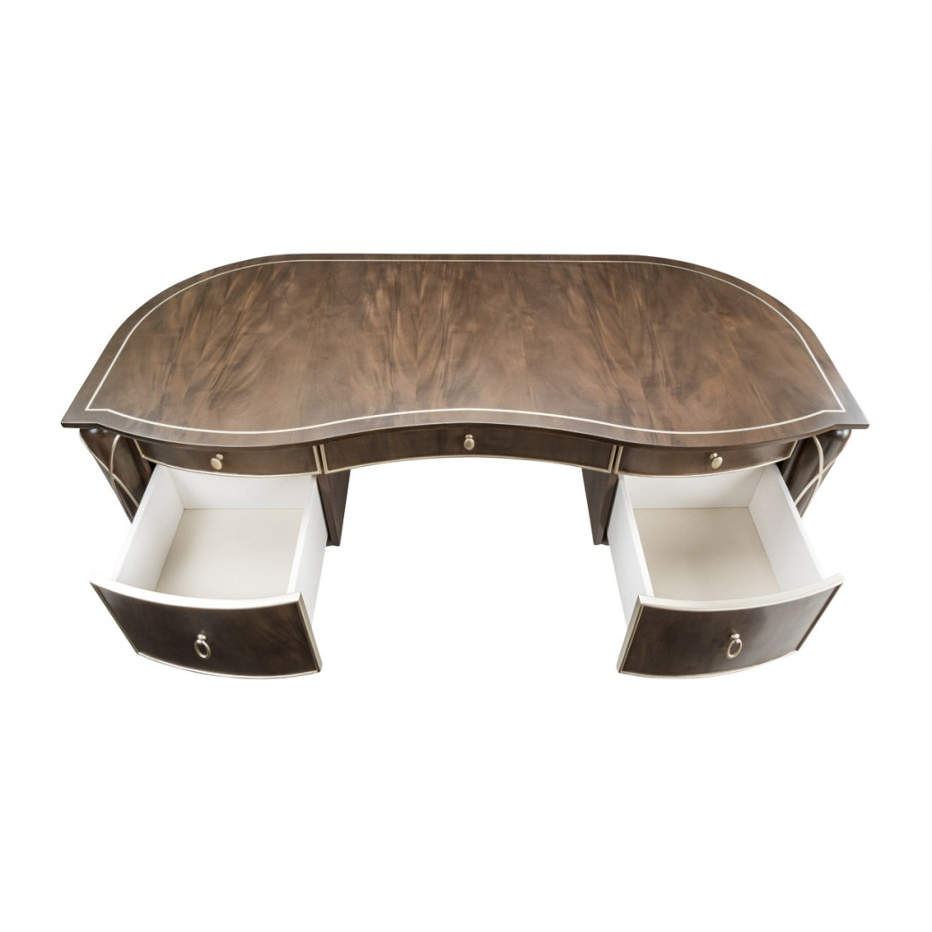 Desk Villa Cherrie Hazelnut Collection By Michael Amini