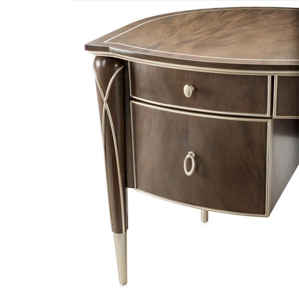 Desk Villa Cherrie Hazelnut Collection By Michael Amini