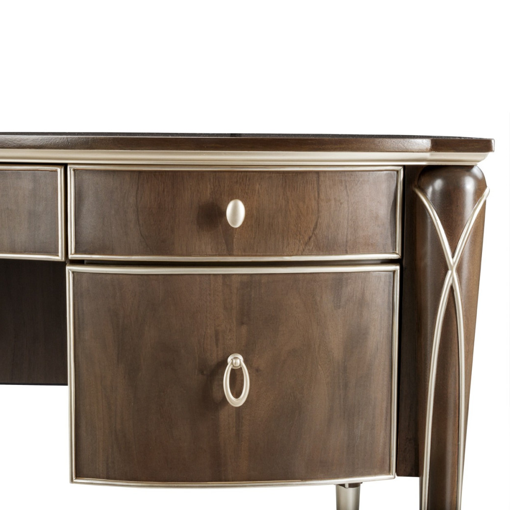Desk Villa Cherrie Hazelnut Collection By Michael Amini