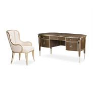 Desk Villa Cherrie Hazelnut Collection By Michael Amini