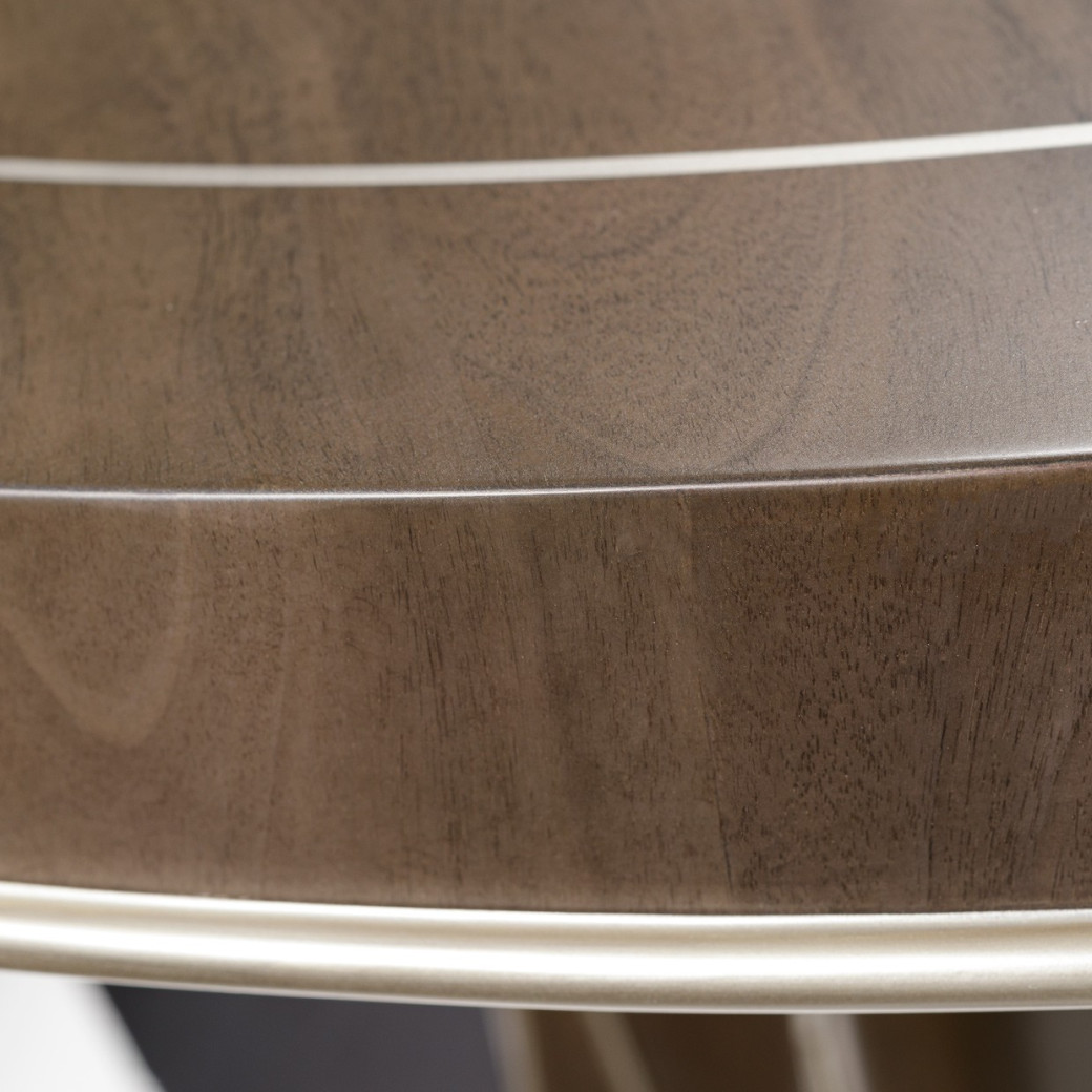 Round Dining Table Villa Cherrie Hazelnut By Michael Amini