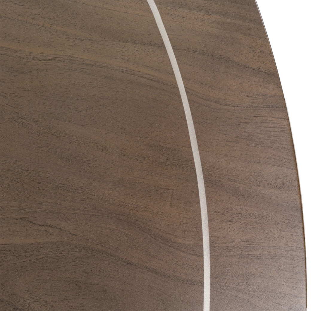 Round Dining Table Villa Cherrie Hazelnut By Michael Amini