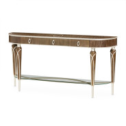 Console Table Villa Cherrie Hazelnut Collection By Michael Amini
