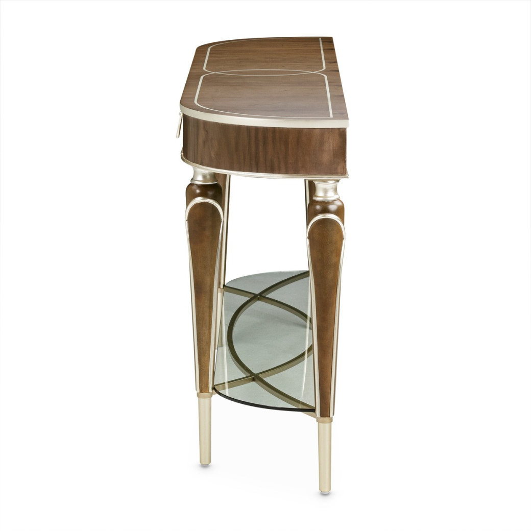 Console Table Villa Cherrie Hazelnut Collection By Michael Amini